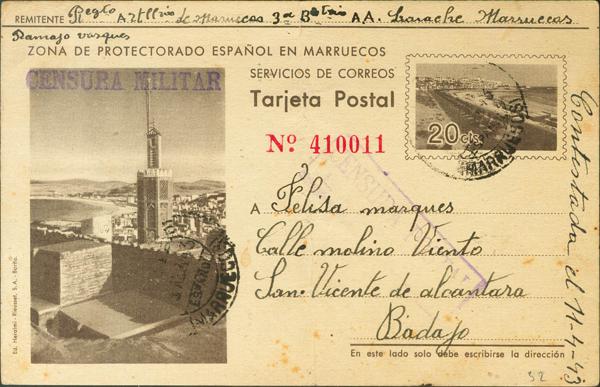 1201 | Spanish Marocco. Postal Stationery