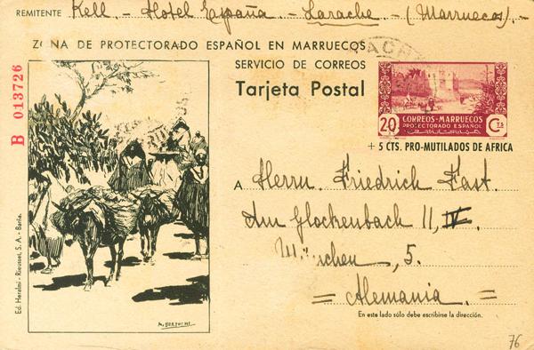 1217 | Spanish Marocco. Postal Stationery
