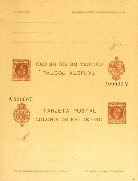 1267 | Río de Oro. Postal Stationery