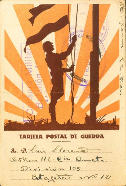 883 | Guerra Civil. Tarjeta Postal Nacional