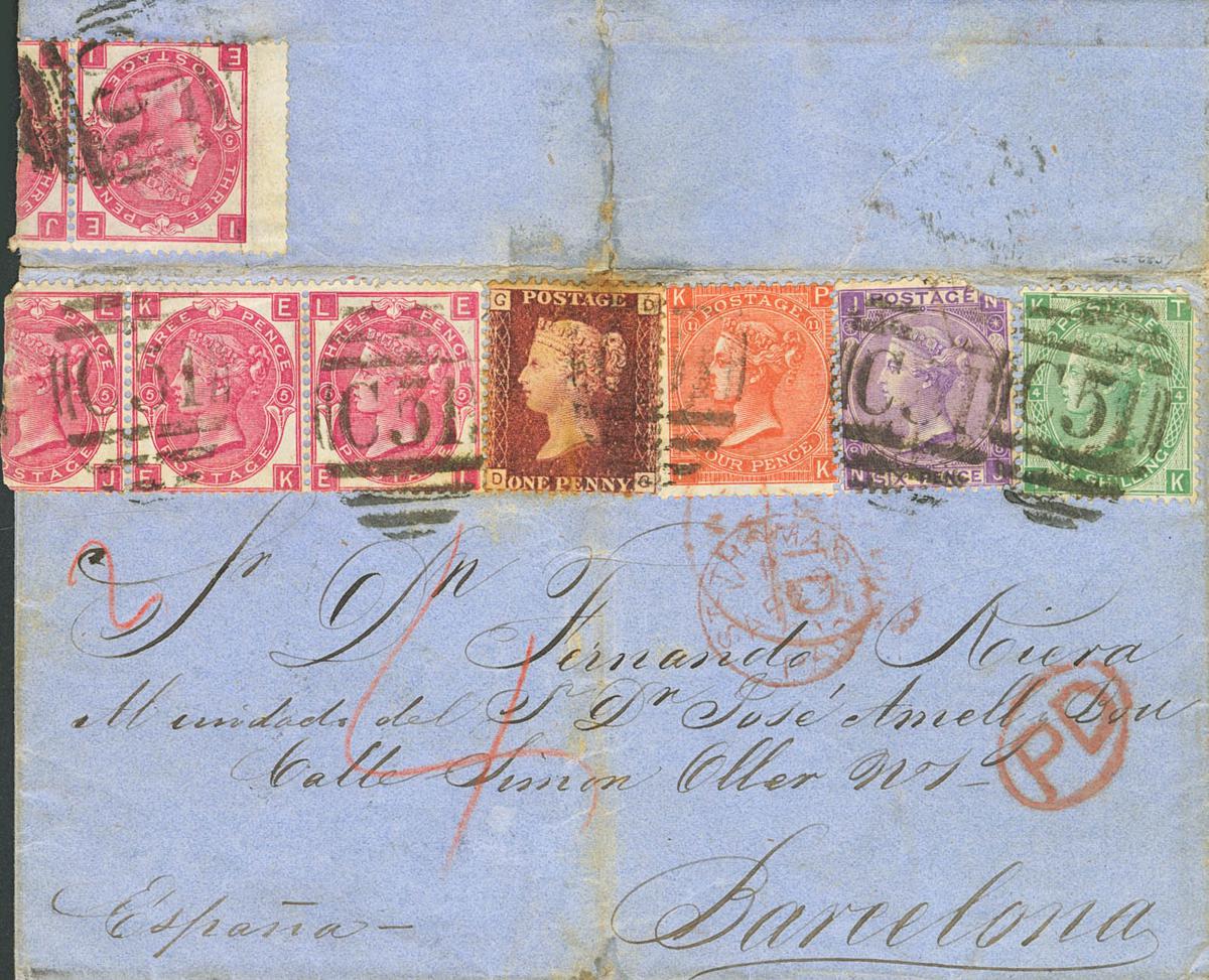 120 | Antillas Danesas. Agencia Postal Británica