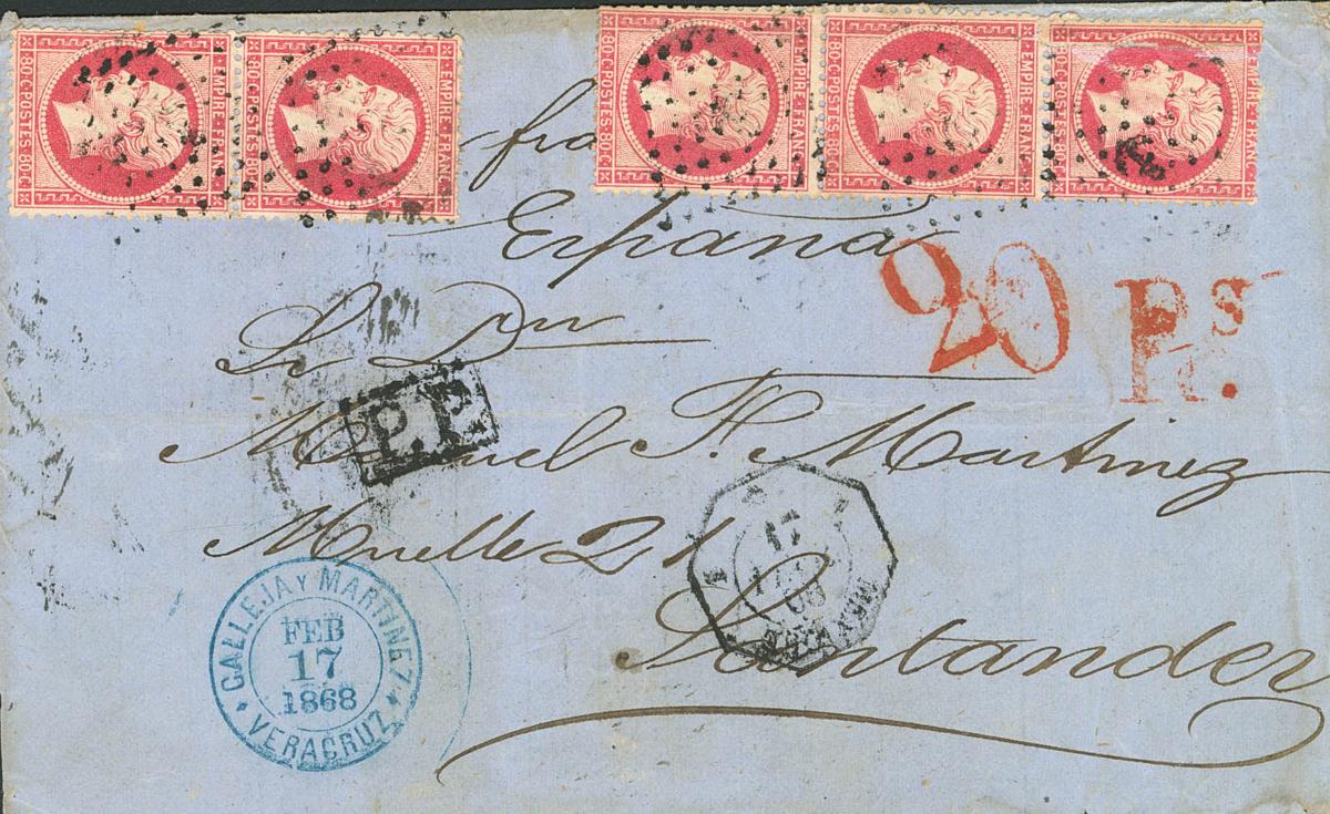 161 | Méjico. Agencia Postal Francesa