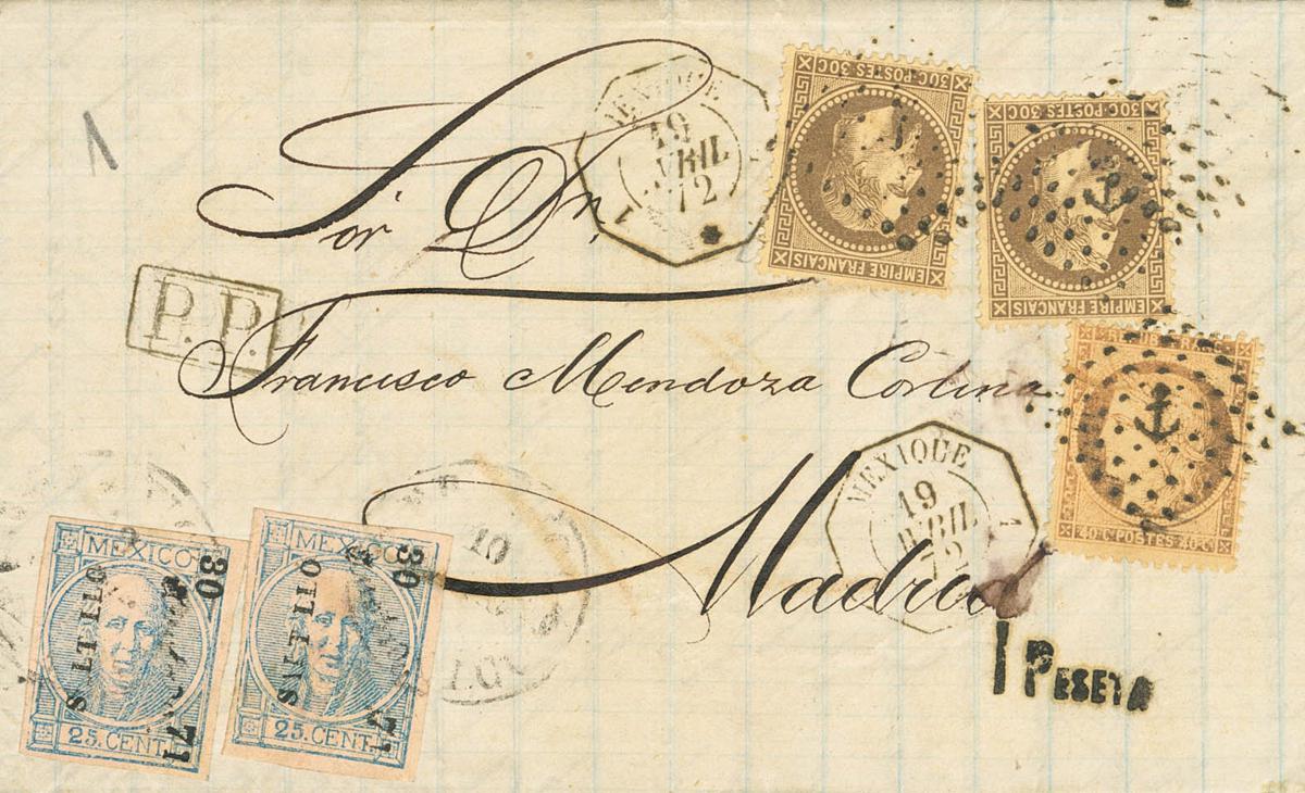 163 | Méjico. Agencia Postal Francesa