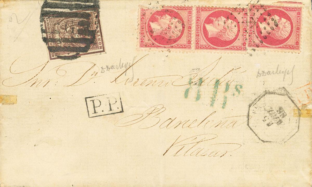174 | Uruguay. Agencia Postal Francesa