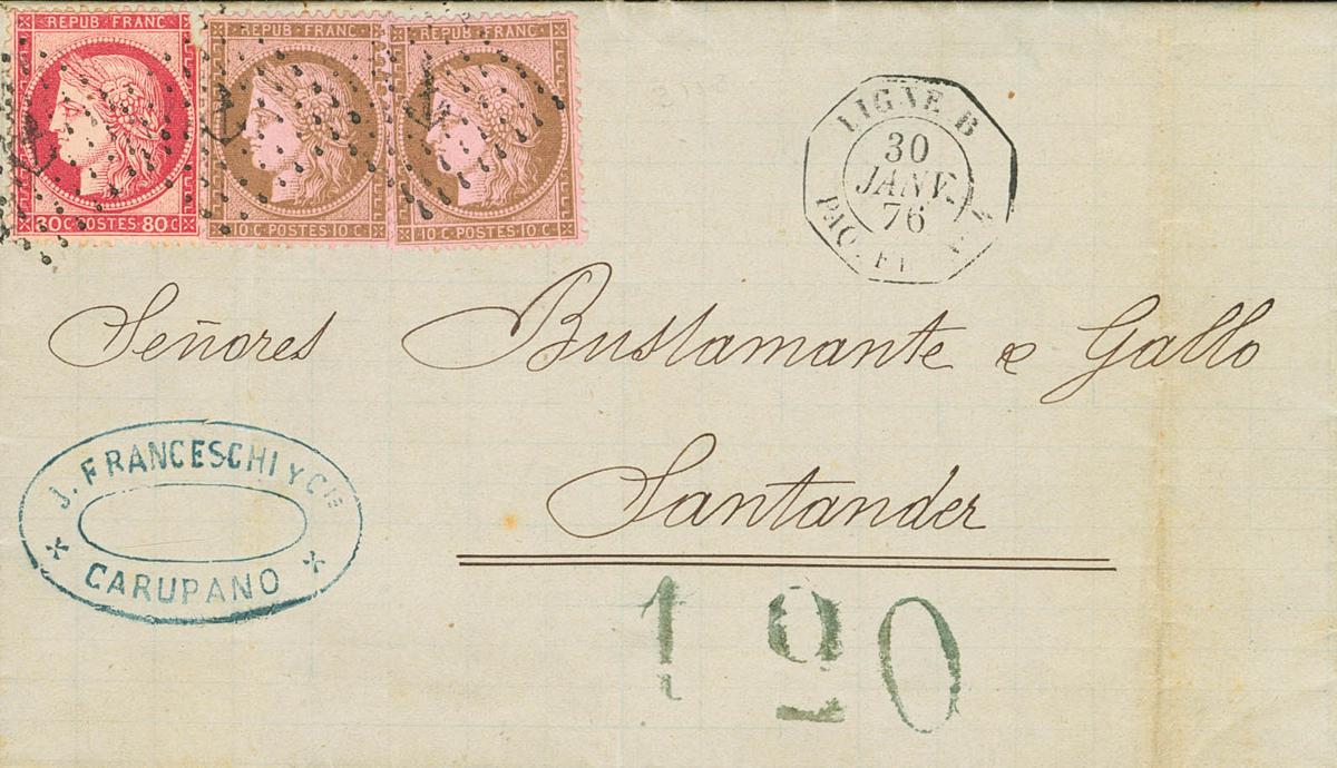 177 | Venezuela. Agencia Postal Francesa