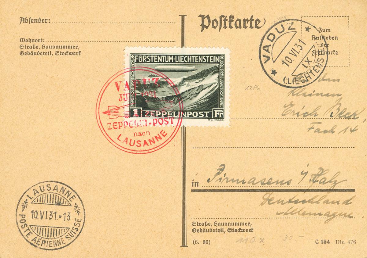 325 | Liechtenstein. Aéreo
