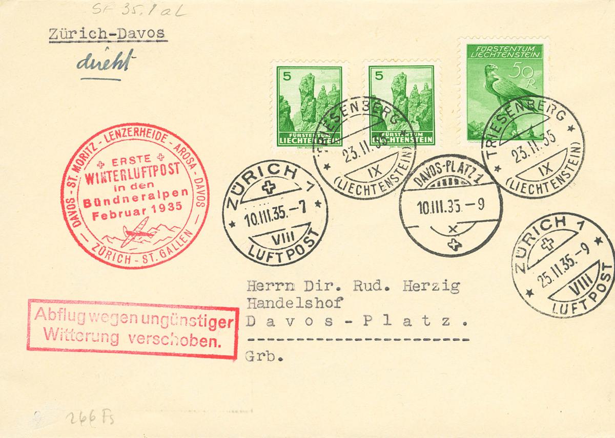 327 | Liechtenstein. Aéreo