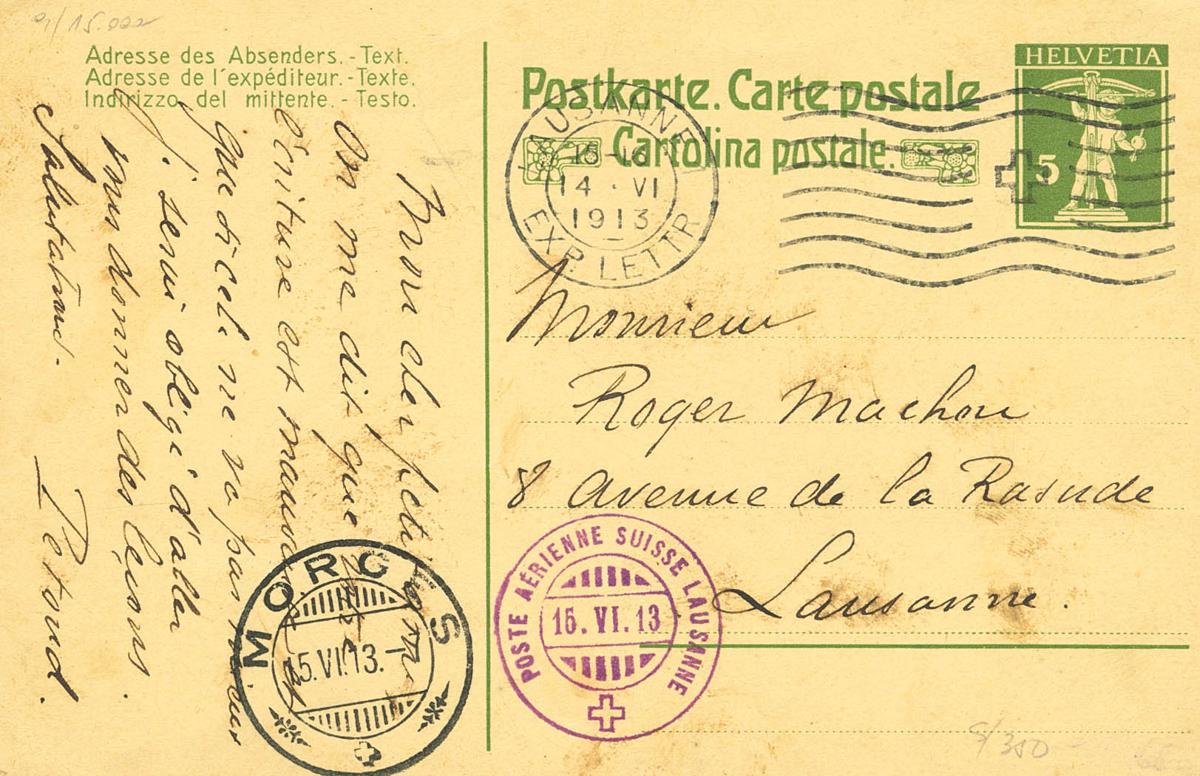 491 | Switzerland. Airmail