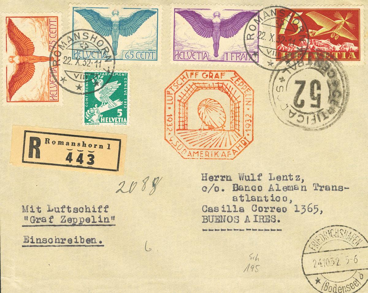 545 | Switzerland. Airmail
