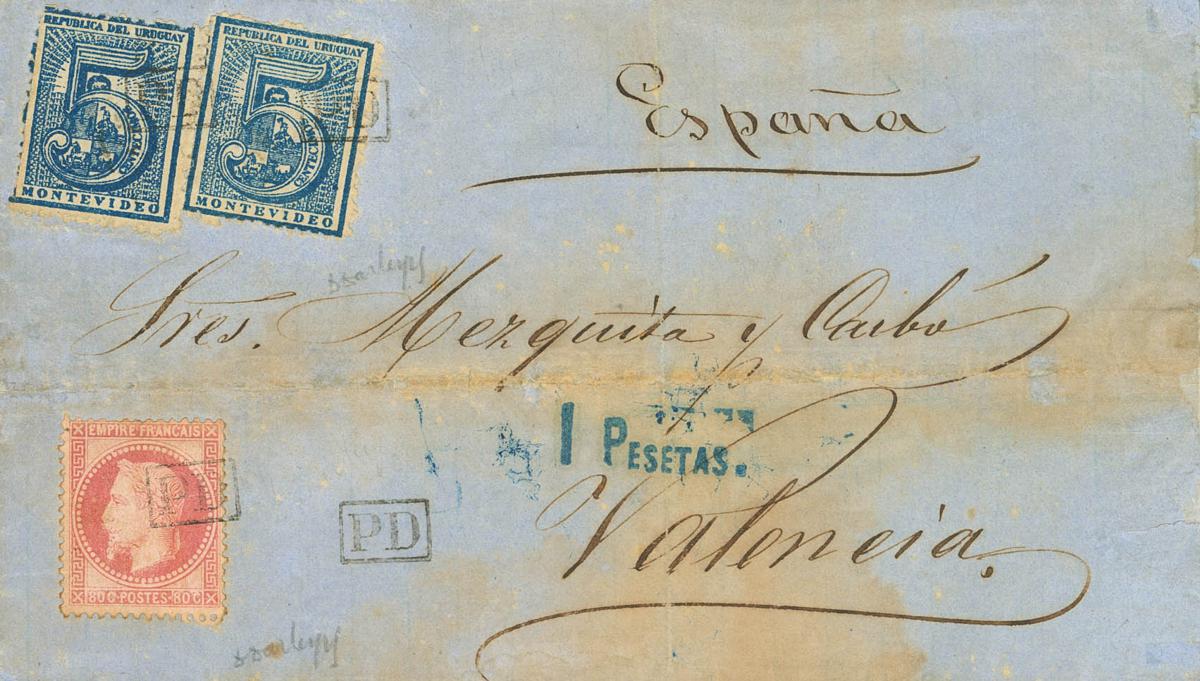 674 | Uruguay. French Post Office