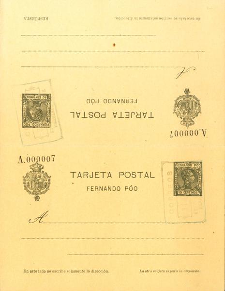 1055 | Fernando Poo. Postal Stationery