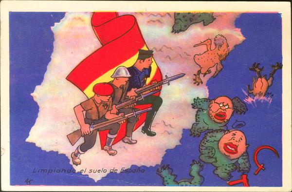 730 | Civil War. Nationalist Postcard