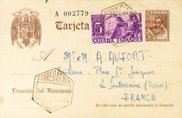 1459 | Sahara. Postal Stationery