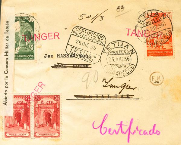 1124 | Tangier. Nationalist Mail