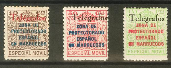 916 | Marruecos. Telégrafos