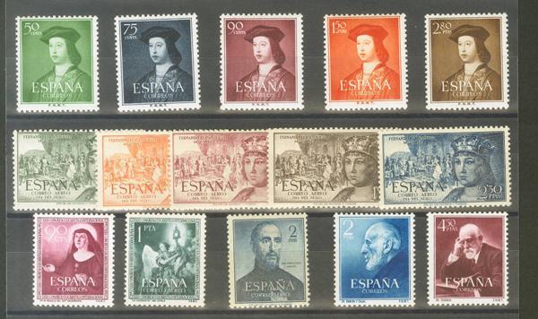 113 | Spanish Collection. Sets and stamps stock