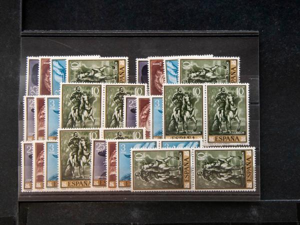 152 | Spanish Collection. Sets and stamps stock