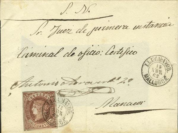 0000002508 - Balearic Islands. Postal History