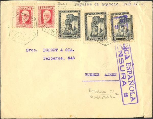 0000004369 - Spain. Spanish Republic Airmail