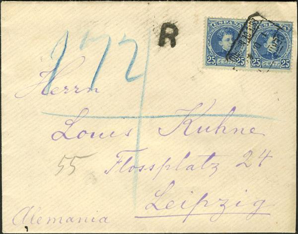 0000004397 - Spain. Alfonso XIII Registered Mail