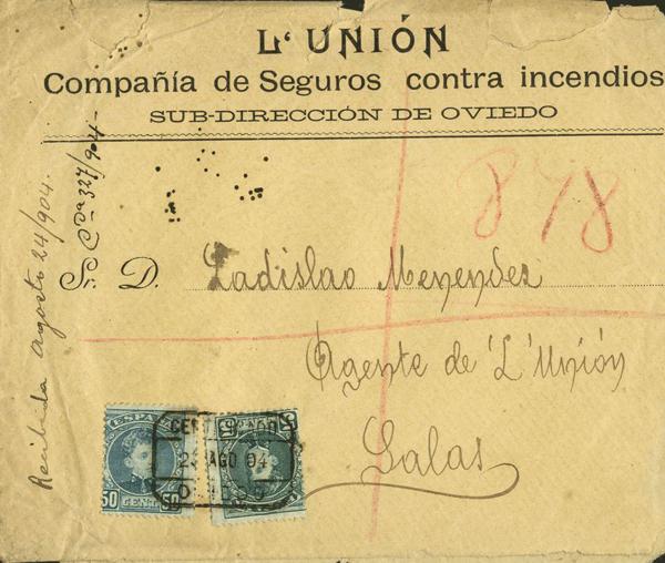 0000005333 - España. Alfonso XIII Correo Certificado