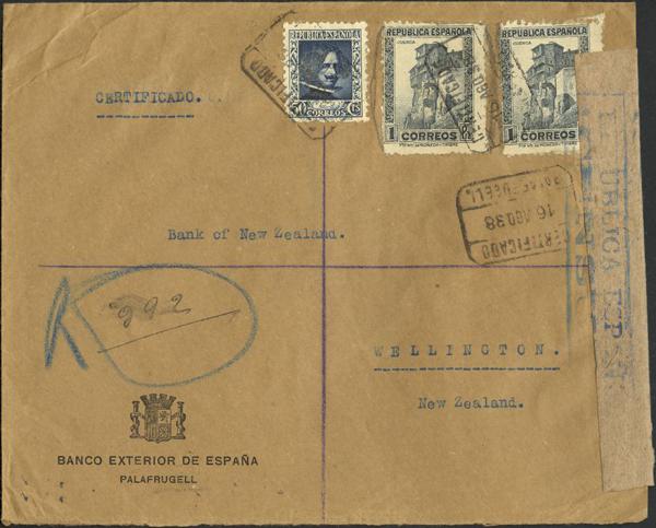 0000005356 - Spain. Spanish Republic Registered Mail