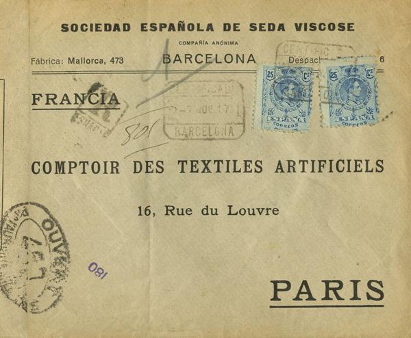 0000005369 - España. Alfonso XIII Correo Certificado