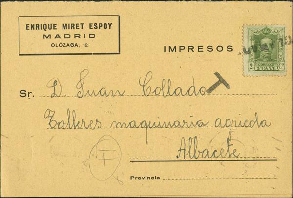 0000006036 - Madrid. Postal History