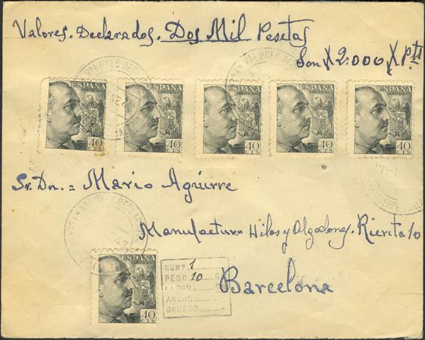 0000006054 - Spain. Spanish State Registered Mail