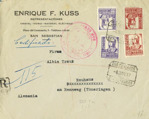 0000006058 - Basque Country. Postal History