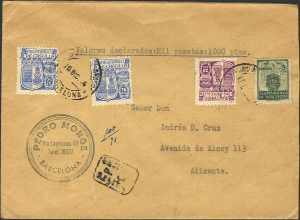 0000007239 - Spain. Spanish State Registered Mail