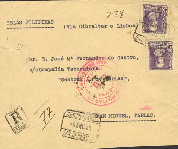 0000008743 - Spain. Spanish State Registered Mail