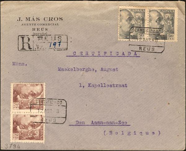 0000009245 - Cataluña. Historia Postal