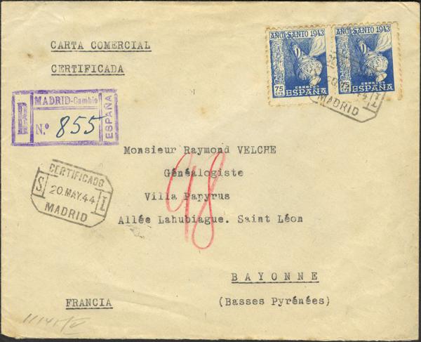 0000009402 - Spain. Spanish State Registered Mail