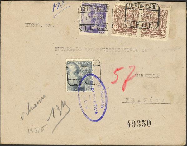 0000009403 - Spain. Spanish State Registered Mail