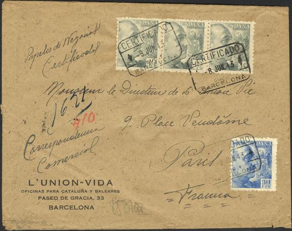0000009405 - Spain. Spanish State Registered Mail