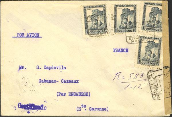 0000009773 - Spain. Spanish Republic Registered Mail
