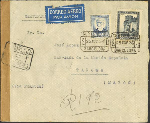 0000009775 - Spain. Spanish Republic Registered Mail