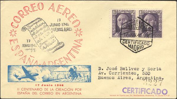 0000009801 - España. Estado Español Correo Aéreo