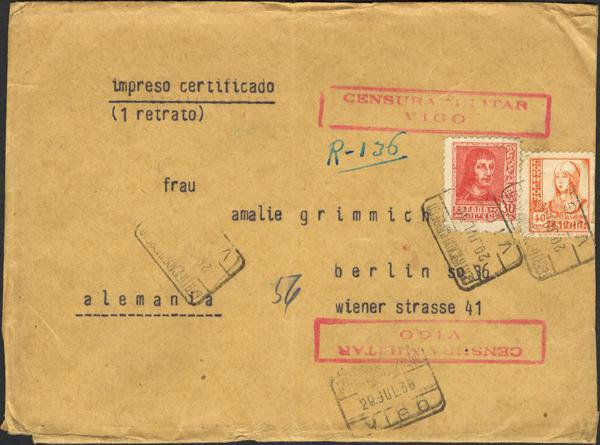 0000009945 - Spain. Spanish State Registered Mail