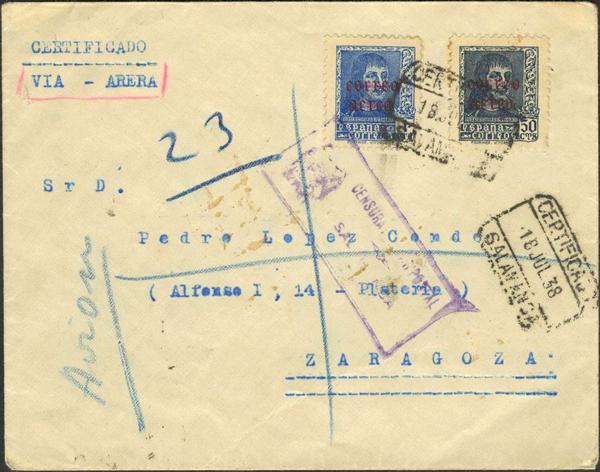 0000009952 - Spain. Spanish State Registered Mail
