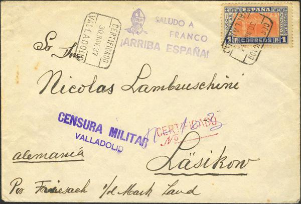 0000009973 - Spain. Spanish State Registered Mail