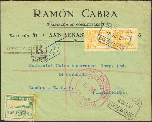 0000009974 - Spain. Spanish State Registered Mail