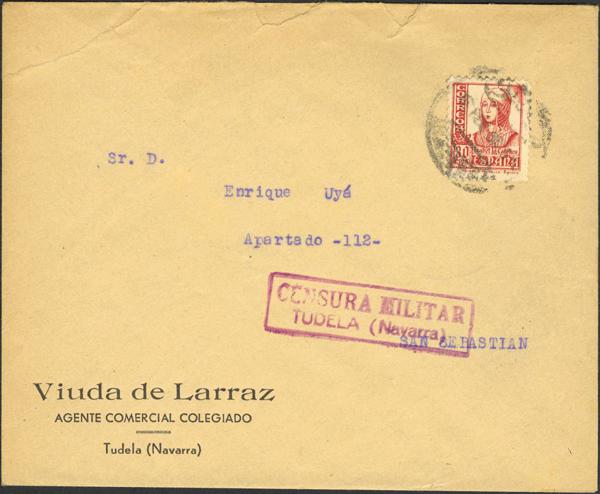 0000010264 - Zona Nacional. Censura Militar Bando Nacional