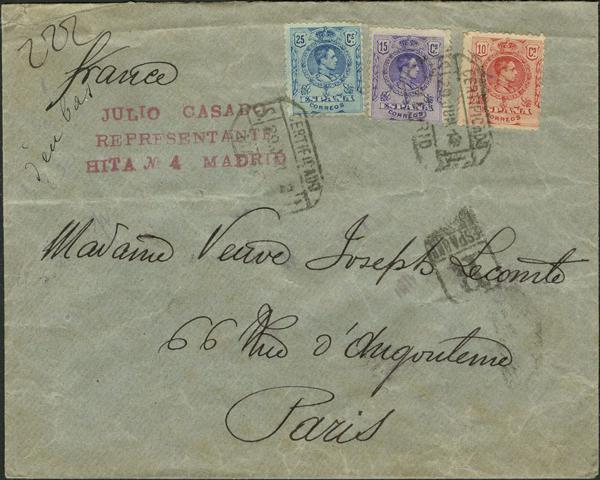 0000010311 - Spain. Alfonso XIII Registered Mail