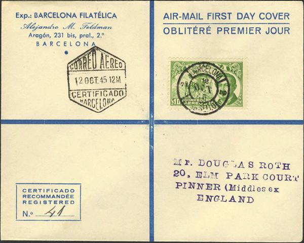 0000010474 - Spain. Spanish State Air Mail