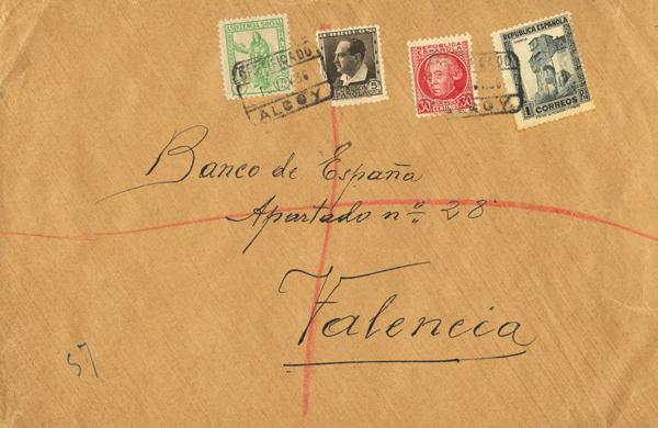 0000010800 - Spain. Spanish Republic Registered Mail