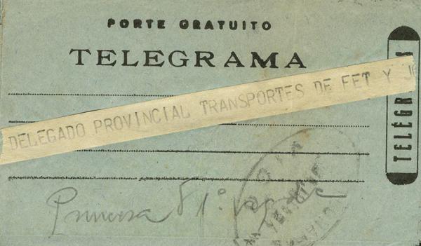 0000012421 - Other sections. Telegrams
