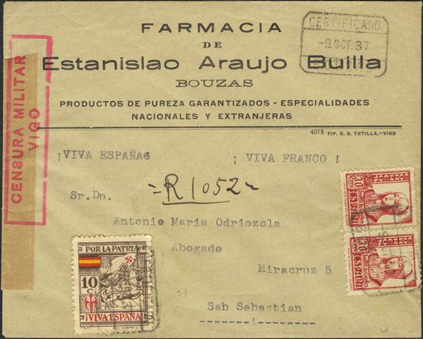 0000012667 - España. Estado Español Correo Certificado