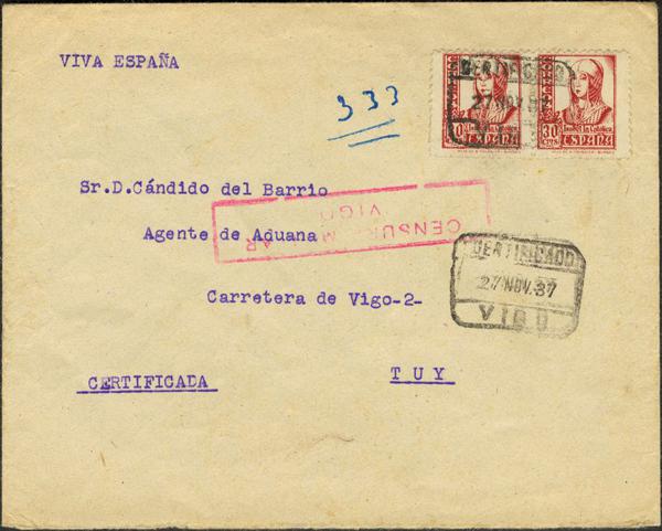 0000012675 - España. Estado Español Correo Certificado